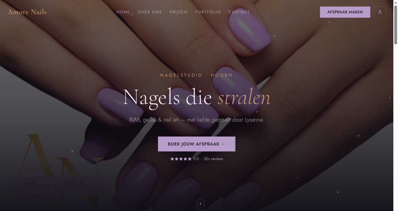 Screenshot van Amore Nails Glamour